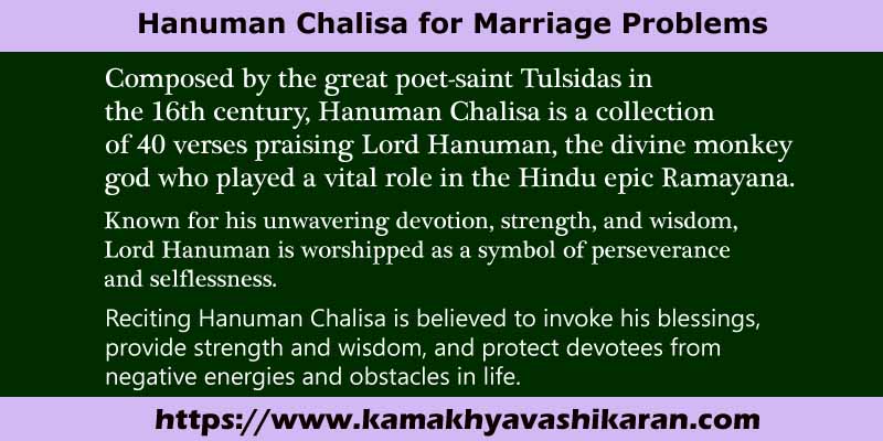 Hanuman Chalisa for Marriage Problems